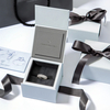 Custom Logo Paper Package Box Jewelry Organizer Cajas Para Joyas Bracelet Ring Necklace Pendant Box Luxury Jewelry Packaging Box