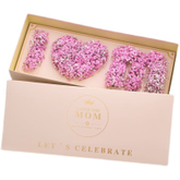 Custom Rectangular Paper Mother's Day I Love Mom Flower Bouquet Arrangement Gift Packaging Box Wholesale