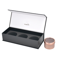 Luxury Custom Candle Jar Set with Lid And Paper Gift Packaging Box Candle Box Packaging with Logo for Paper Tube Box