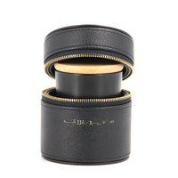 Manufacturer Custom Logo Luxury Unique Handmade Cardboard Round PU Leather Glass Candle Jar Gift Packaging Tube Box With Zipper