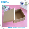 square handmade recycled kraft paper gift boxes/storage cardboard boxes