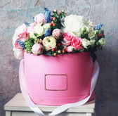 Waterproof round flower gift box packaging Cylindrical rose box for lover in EECA China