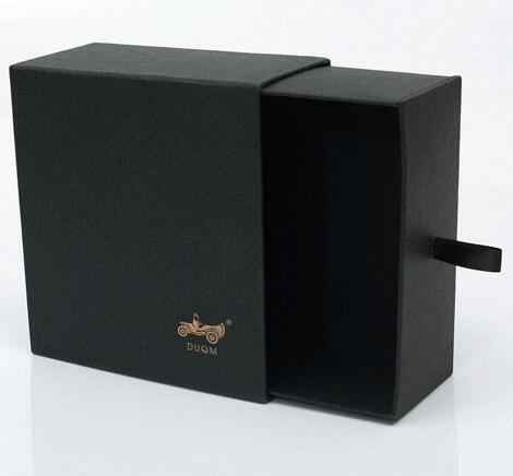 2017 custom logo printed black paper box/drawer gift box/Perfume paper boxes in EECA China