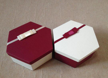 2016 Luxury Customized Packaging Paper Box/Hexagonal gift box