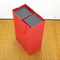 Luxury Handmade Custom Single Cardboard Magnet Red/Black Wine Packaging Box With Ribbon good box wine/wine crate