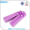 Rectangular gift box Luxury Fancy Jewelry Box Custom Printed Cardboard Box with butterfly ribbon
