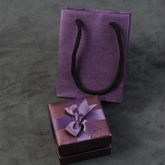 Magnetic Purple Jewelry Box for necklace/gift bags/Luxury Custom Logo Printed Jewelry Display Gift Box/Ring box/Bracelet box in EECA China