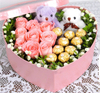 High Quality Heart Shape Box/packaging for Flowers And Chocolate/chocolate Gifts Box for Hot Sale in China