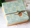 New Style Fresh Square Gift Box Butterfly Rope Handmade Customized Printed Paper Cardboard Box