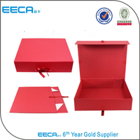 Luxury Water Proof Box with Ribbon /Magnetic Foldable Gift Cardboard Box/ribbon boxes