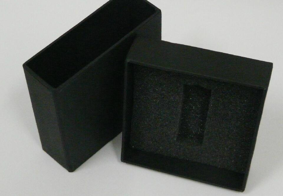 Customized printed paper box/black drawer gift box