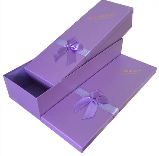 2017 fashion design luxury rectangular gift box bow tie customed shaped square flower packaging hat box