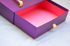 Purple Paper Drawer Gift Box/sliding Drawer Box/storage Handcraft Box Made in EECA Packaging China