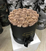 Luxury custom camo collection round flower hat box,rose box packaging in China