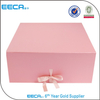 Waterproof Foldable Gift Box with Ribbon/Rectangular Gift Box/pink Blue Folding Box