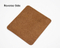 Custom leather label maker brown luggage tag leather strap wholesale in China