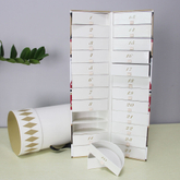 Custom Paper Cardboard Cube Shaped Countdown Advent Calendar Chocolate Box Promotion Advent Calendar Gift Packaging Boxes