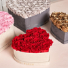 Luxury Mothers Day Gift Roses Soap Packaging Boxes Mom Heart Shape Flower Box Custom Bouquet Heart Box for Flowers