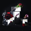 New Arrival Folding Portable Square Mirror Flower Bouquet Arrangement Gift Packaging Box for Valentine's Day