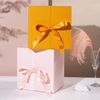 Luxury Custom Logo Paper Cardboard I Love You Christmas Flower Cake Portable Gift Packaging Box with Floral Foam