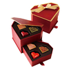 Luxury Custom Design Heart Chocolate Explosion Box Food Candy Gift Set Packaging Boxes for Strawberries