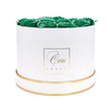 Round Shaped Flower Gift Box Paper Tube Cylinder Shaped Gift Box Flower Packaging Gold Stamping Packaging Box with Custom Logo