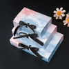 Customized Hot Selling Square Foldable Paper Scarves Underwear And Socks Gift Packaging Box With Ribbon