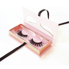 Luxury Design Magnetic Eyelashes Box Packing Custom Private Label Packaging Gift Lash Tray Box with Ribbon Custom Eyelash Box