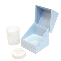 Luxury Paper Cardboard Biodegradable Festival Gift Set Candle Packaging Box Magnetic Folding Gift Packaging Empty Candle Box
