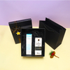 Wholesale Custom Logo Simple Black Square Paper Lipstick Cosmetics Perfume Gift Box with Foam Insert