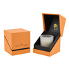 Hot Sale Luxury Eco-friendly Recycled Kraft Paper Custom Black Round Jar Set Gift Candle Packaging Box