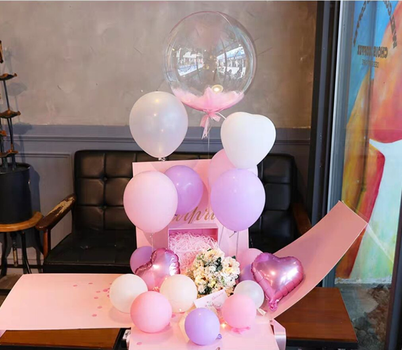 Custom DIY Explosion Surprise Gift Boxes Balloon For Birthday Or