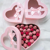 Wholesale Luxury Flower Gift Boxes Heart Shaped Love Rose Flower Box With Spoonge For Preserved Roses Bouquets