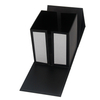 Custom Luxury Square Black Kraft Paper Folding Candle Gift Packaging Boxes with Foam Insert Wholesale