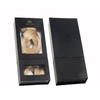 Luxury magnetic closure paper folding wig storage boxes custom logo holographic hair extensions accessories packaging box