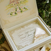 New Arrival Black Velvet Elegant Decoration Bridesmaid Acrylic Invitation Gift Box Cardboard Luxury Wedding Invitation Box